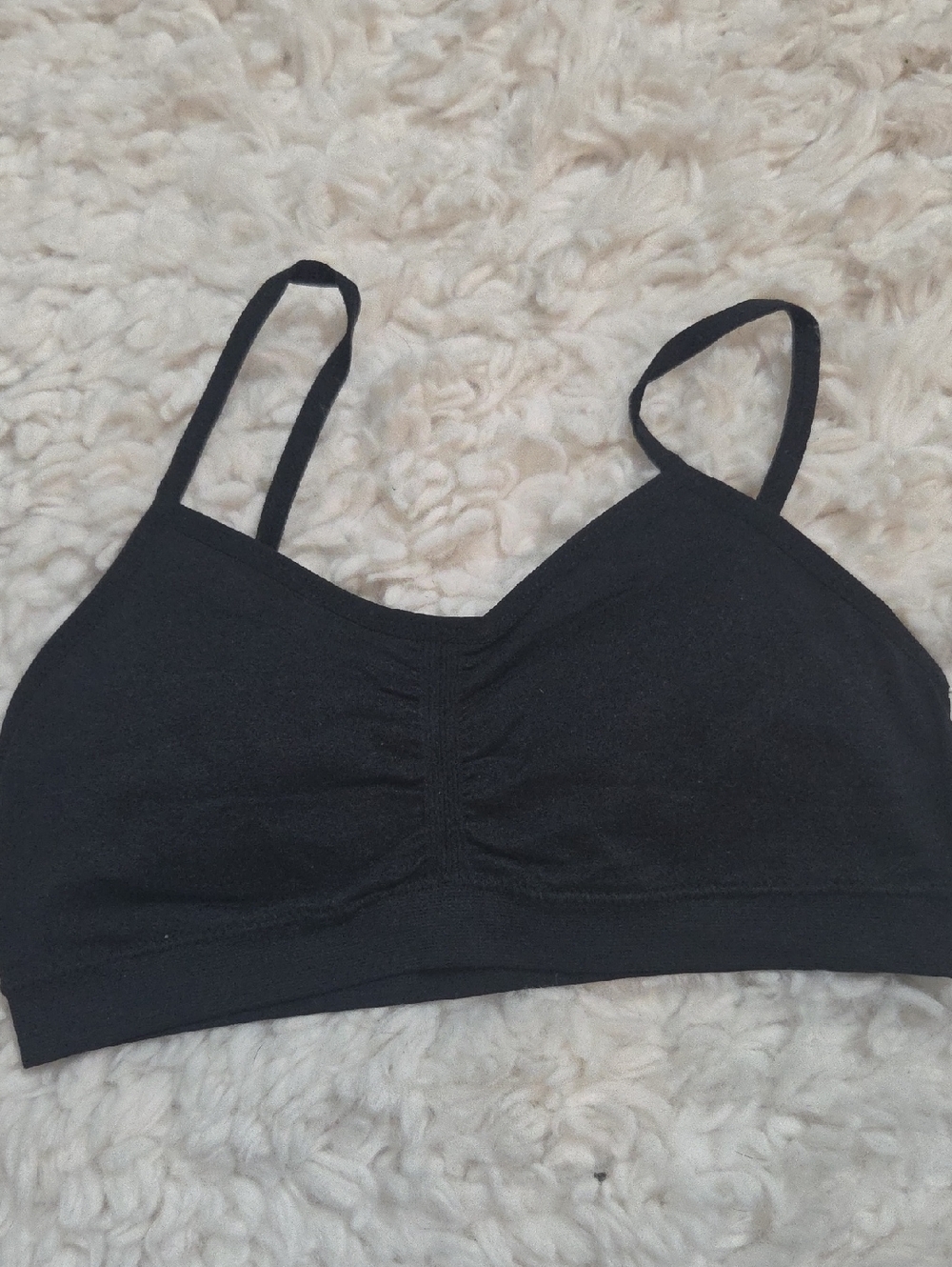 Maidenform Black Seamless Soft-Cup Bralette for Kids